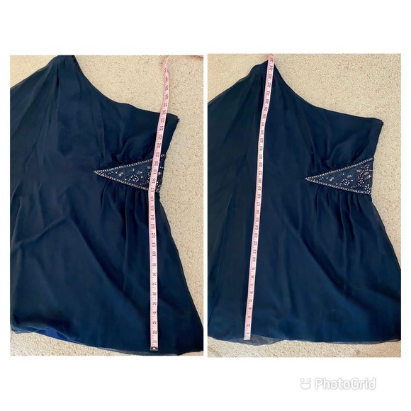 Free People Deep Sapphire one shoulder dress - Picture 9 of 12